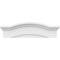 Ekena Millwork Eyebrow Architectural Grade PVC Pediment, 36"W x 10-1/2"H x 2-3/4"P PEDP036X105EYE00 - alternate 2